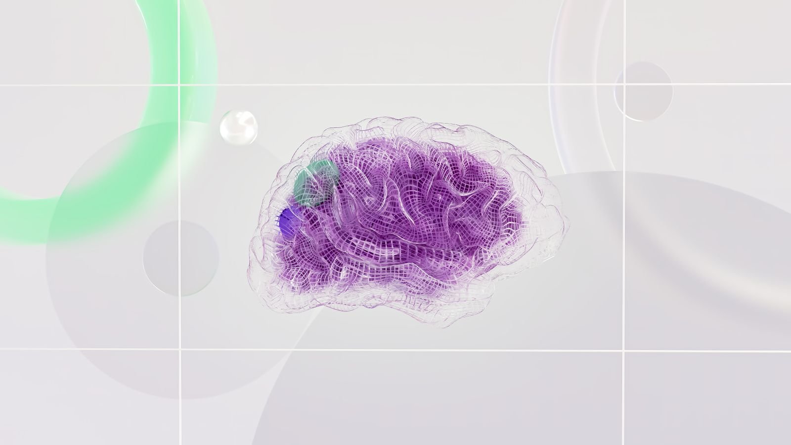 Abstract visualization of a neural network model